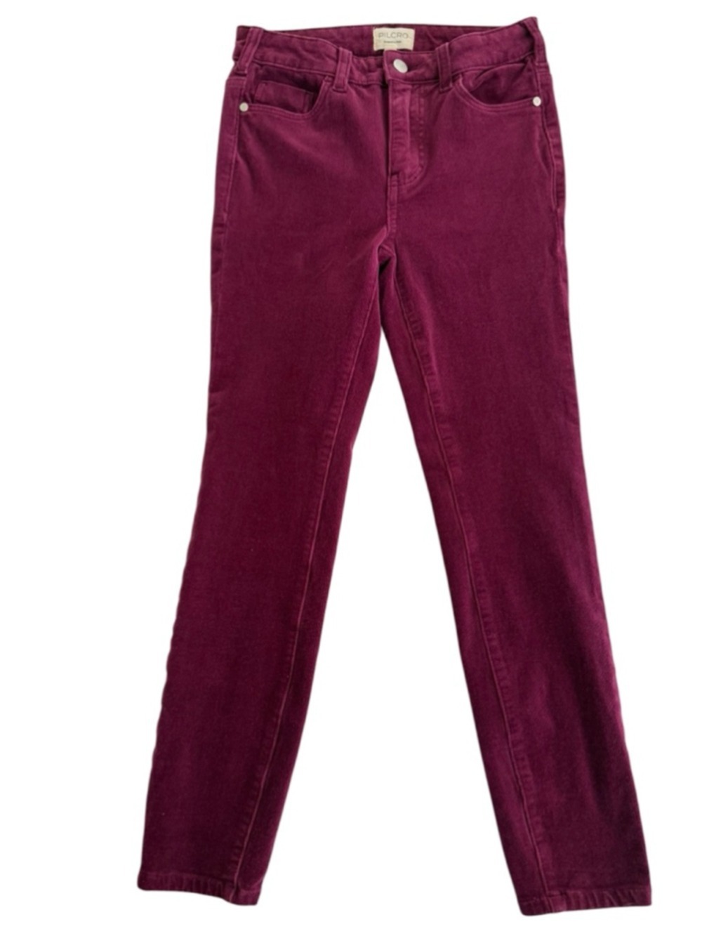 PILCRO Letterpress High-Rise Micro Corduroy Skinny Jeans Size 25